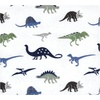 image:imageHudson Baby Unisex Baby Cotton Flannel Receiving Blankets Bundle Mustache Hat One SizeBlue Green Dino