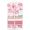 image:imageHudson Baby Unisex Baby Cotton Flannel Receiving Blankets Bundle Mustache Hat One SizeBlush Rose