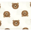 image:imageHudson Baby Unisex Baby Cotton Flannel Receiving Blankets Bundle Mustache Hat One SizeBrown Bear