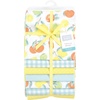 image:imageHudson Baby Unisex Baby Cotton Flannel Receiving Blankets Bundle Mustache Hat One SizeCitrus Mint