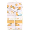 image:imageHudson Baby Unisex Baby Cotton Flannel Receiving Blankets Bundle Mustache Hat One SizeCitrus Orange