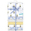 image:imageHudson Baby Unisex Baby Cotton Flannel Receiving Blankets Bundle Mustache Hat One SizeDaisy Bee