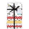 image:imageHudson Baby Unisex Baby Cotton Flannel Receiving Blankets Bundle Mustache Hat One SizeGirl Farm