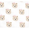 image:imageHudson Baby Unisex Baby Cotton Flannel Receiving Blankets Bundle Mustache Hat One SizePink Taupe Bear