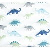 image:imageHudson Baby Unisex Baby Cotton Flannel Receiving Blankets Bundle Mustache Hat One SizeSoft Teal Dino