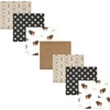 image:imageHudson Baby Unisex Baby Cotton Flannel Receiving Blankets Bundle Mustache Hat One SizeWild Buffalo