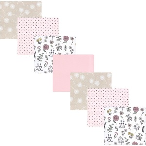 image:imageHudson Baby Unisex Baby Cotton Flannel Receiving Blankets Bundle Mustache Hat One SizeDandelion Wish