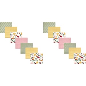 image:imageHudson Baby Unisex Baby Cotton Flannel Receiving Blankets Bundle Butterflies One SizeFall Botanical