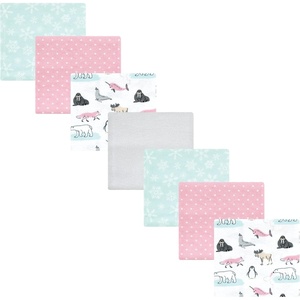 image:imageHudson Baby Unisex Baby Cotton Flannel Receiving Blankets Bundle Butterflies One SizeGirl Arctic Animals