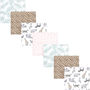 image:imageHudson Baby Unisex Baby Cotton Flannel Receiving Blankets Bundle Butterflies One SizeModern Pink Safari