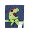 image:imageHudson Baby Unisex Baby Cotton Animal Face Hooded Towel Cow One SizeCool Dino