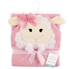 image:imageHudson Baby Unisex Baby Cotton Animal Face Hooded Towel Cow One SizeLamb