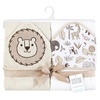 image:imageHudson Baby Unisex Baby Cotton Animal Face Hooded Towel Cow One SizeNeutral Safari