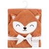 image:imageHudson Baby Unisex Baby Cotton Animal Face Hooded Towel Cow One SizeOrange Fox