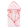 image:imageHudson Baby Unisex Baby Cotton Animal Face Hooded Towel Cow One SizePink Flamingo
