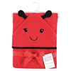 image:imageHudson Baby Unisex Baby Cotton Animal Face Hooded Towel Cow One SizeRed Ladybug