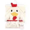 image:imageHudson Baby Unisex Baby Cotton Animal Face Hooded Towel Cow One SizeRooster