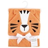 image:imageHudson Baby Unisex Baby Cotton Animal Face Hooded Towel Cow One SizeTiger