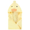image:imageHudson Baby Unisex Baby Cotton Animal Face Hooded Towel Cow One SizeYellow Duck