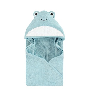 image:imageHudson Baby Unisex Baby Cotton Animal Face Hooded Towel Cow One SizeCool Frog