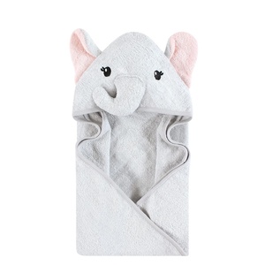 image:imageHudson Baby Unisex Baby Cotton Animal Face Hooded Towel Cow One SizeDreamy Elephant Girl