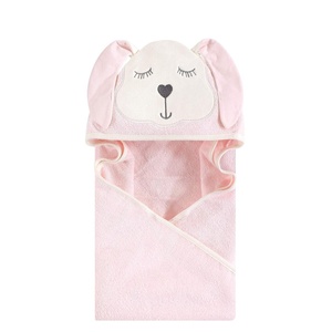 image:imageHudson Baby Unisex Baby Cotton Animal Face Hooded Towel Cow One SizeModern Bunny