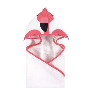 image:imageHudson Baby Unisex Baby Cotton Animal Face Hooded Towel Cow One SizeModern Flamingo