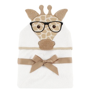 image:imageHudson Baby Unisex Baby Cotton Animal Face Hooded Towel Cow One SizeNerdy Giraffe