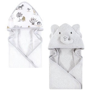 image:imageHudson Baby Unisex Baby Cotton Animal Face Hooded Towel Cow One SizeNeutral Safari World