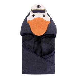 image:imageHudson Baby Unisex Baby Cotton Animal Face Hooded Towel Cow One SizePelican