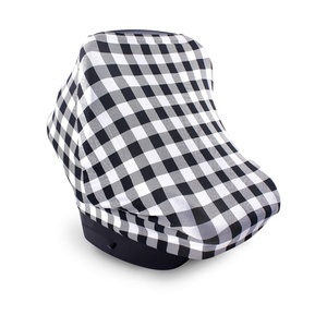 image:imageHudson Baby Unisex Baby Multiuse Car Seat Canopy Lemons One SizeBlack Plaid