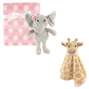 image:imagePlush Blanket Security Blanket amp ToyGirl ElephantGiraffe