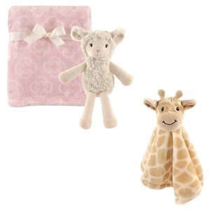 image:imagePlush Blanket Security Blanket amp ToyGirl LambGiraffe
