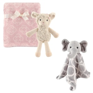 image:imagePlush Blanket Security Blanket amp ToyGirl LambGray Elephant