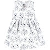 image:imageHudson Baby Girls Quilted Cardigan and DressBlue Toile