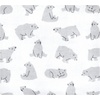 image:imageHudson Baby Unisex Baby Cotton Poly Flannel Receiving Blankets Cowboy One SizeBear Poses
