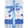 image:imageHudson Baby Unisex Baby Cotton Poly Flannel Receiving Blankets Cowboy One SizeBlue Baseball