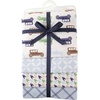 image:imageHudson Baby Unisex Baby Cotton Poly Flannel Receiving Blankets Cowboy One SizeBlue Cars