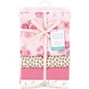 image:imageHudson Baby Unisex Baby Cotton Poly Flannel Receiving Blankets Cowboy One SizeBlush Rose
