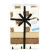 image:imageHudson Baby Unisex Baby Cotton Poly Flannel Receiving Blankets Cowboy One SizeBrown Bear