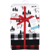 image:imageHudson Baby Unisex Baby Cotton Poly Flannel Receiving Blankets Cowboy One SizeBuffalo Plaid Bear