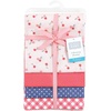 image:imageHudson Baby Unisex Baby Cotton Poly Flannel Receiving Blankets Cowboy One SizeCherry Sweet