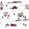 image:imageHudson Baby Unisex Baby Cotton Poly Flannel Receiving Blankets Cowboy One SizeChristmas Scene