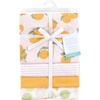 image:imageHudson Baby Unisex Baby Cotton Poly Flannel Receiving Blankets Cowboy One SizeCitrus Orange