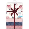 image:imageHudson Baby Unisex Baby Cotton Poly Flannel Receiving Blankets Cowboy One SizeDusty Rose Floral