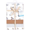 image:imageHudson Baby Unisex Baby Cotton Poly Flannel Receiving Blankets Cowboy One SizeFarm World