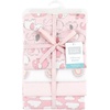 image:imageHudson Baby Unisex Baby Cotton Poly Flannel Receiving Blankets Cowboy One SizeGirl New Elephant