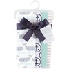 image:imageHudson Baby Unisex Baby Cotton Poly Flannel Receiving Blankets Cowboy One SizeGray Whale