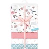 image:imageHudson Baby Unisex Baby Cotton Poly Flannel Receiving Blankets Cowboy One SizeHummingbird Garden