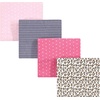 image:imageHudson Baby Unisex Baby Cotton Poly Flannel Receiving Blankets Cowboy One SizeLeopard